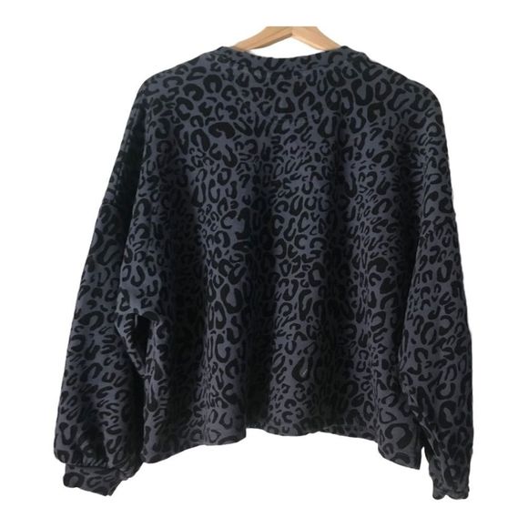 TIME AND TRUE Jersey Purple & Black Long Sleeves Size S - Picture 5 of 5